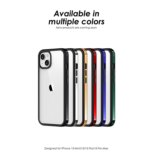 TPU ဖုန်းဖြင့်တောက်ပသောသတ္တုဘောင်